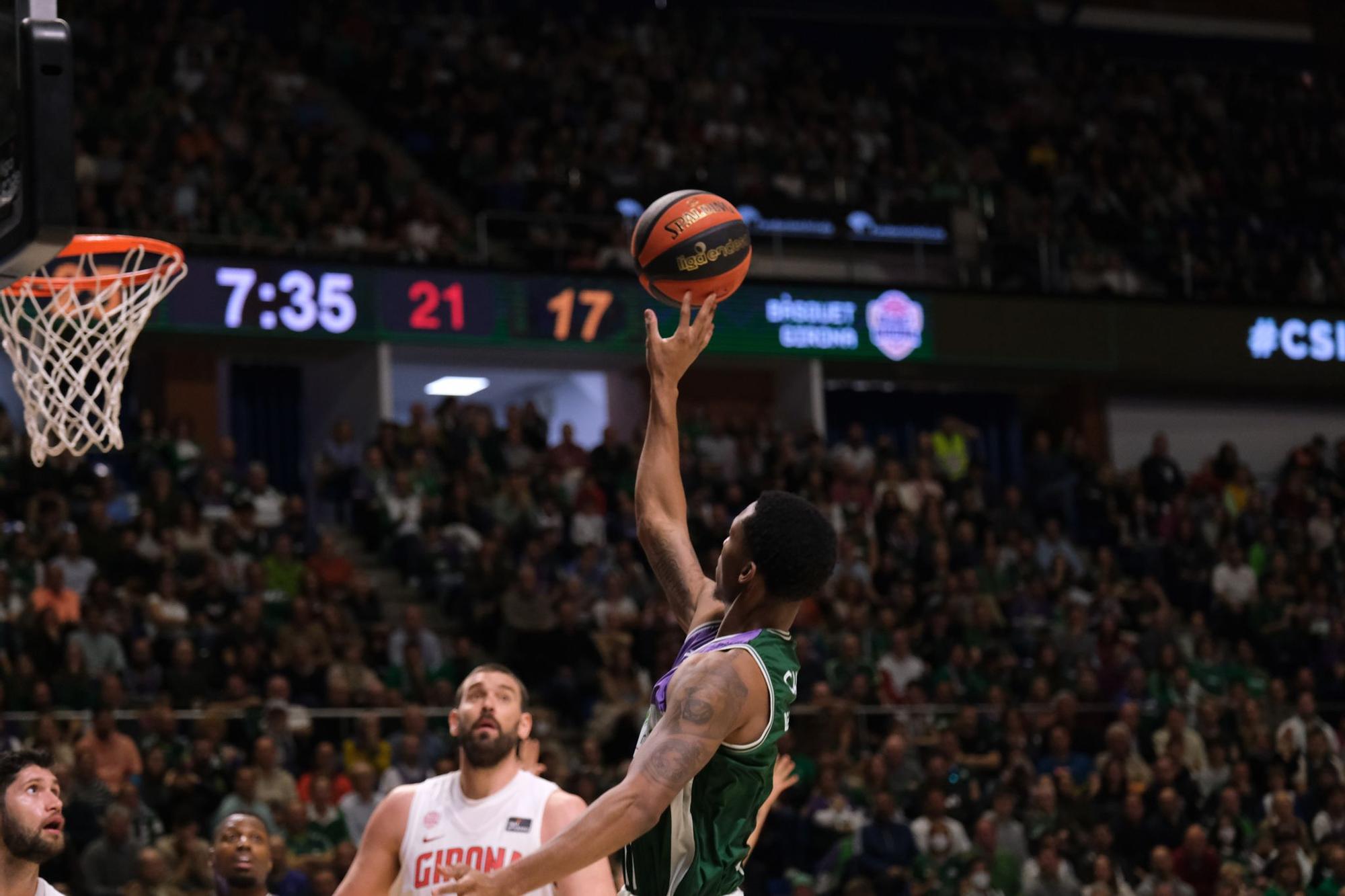 El Unicaja - Bàsquet Girona, en imágenes