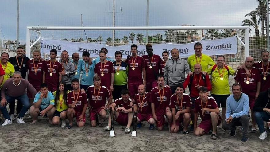 Orgullosos subcampeones en el Nacional de Fútbol Playa Adaptado