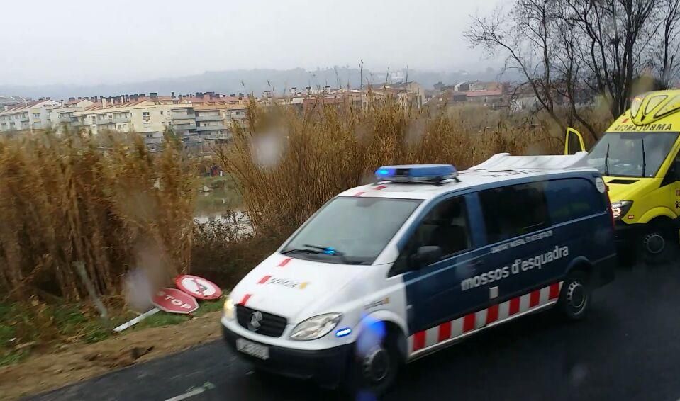 Accident a la C-55, a Sant Vicenç (19 de març)