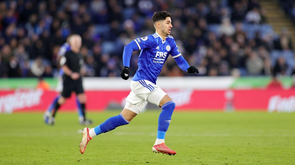 Ayoze Pérez, en un partido del Leicester City