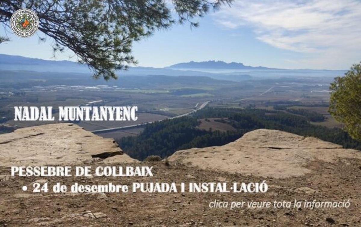 PUJADA DEL PESSEBRE AL CIM DECOLLBAIX 24/12/2025