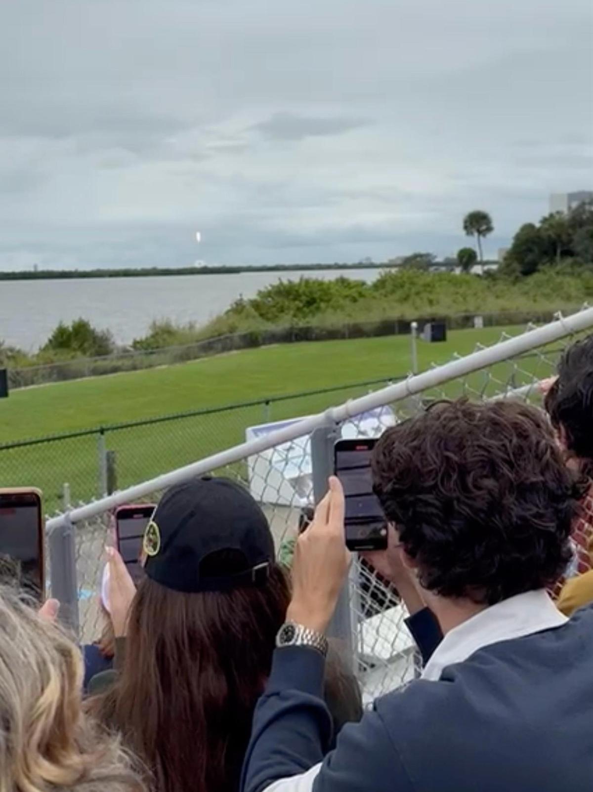 El lanzamiento de la sonda espacial, de la misión Hera, desde la costa de Florida.