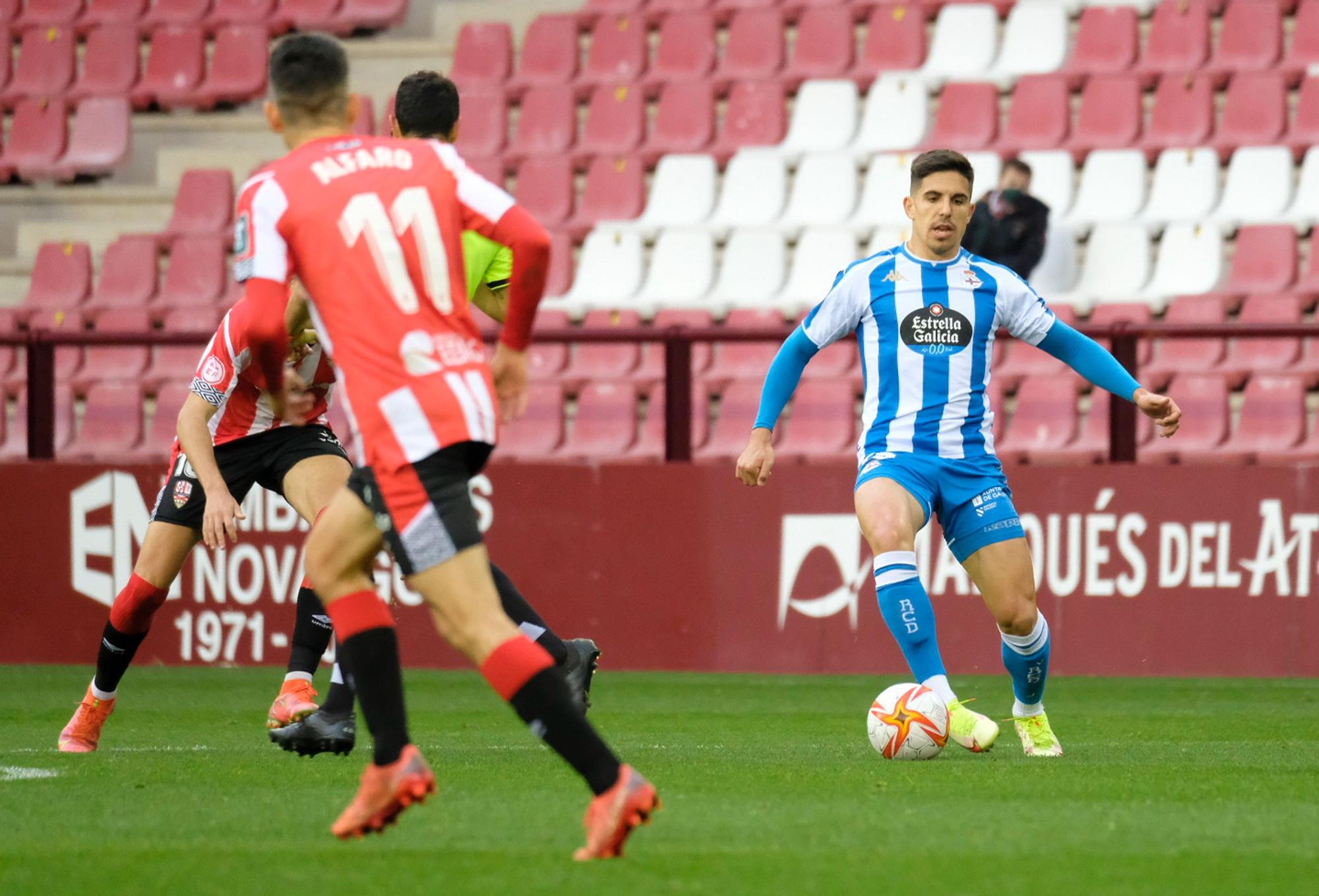 El Dépor le gana 0-1 a la UD Logroñés