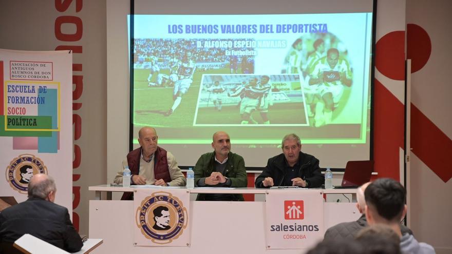 El fútbol, escuela de valores con Reina y Espejo en Salesianos