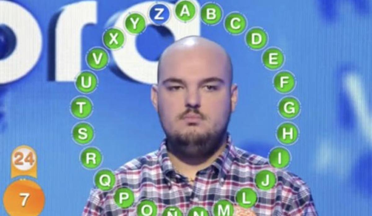 Fran González, en 'Pasapalabra'