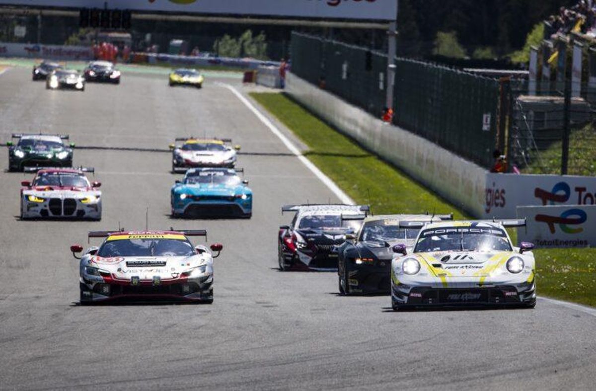 Los LMGT3 rodando en Spa-Francorchamps