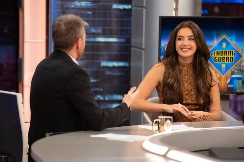 Lola Índigo durante su visita a 'El Hormiguero'
