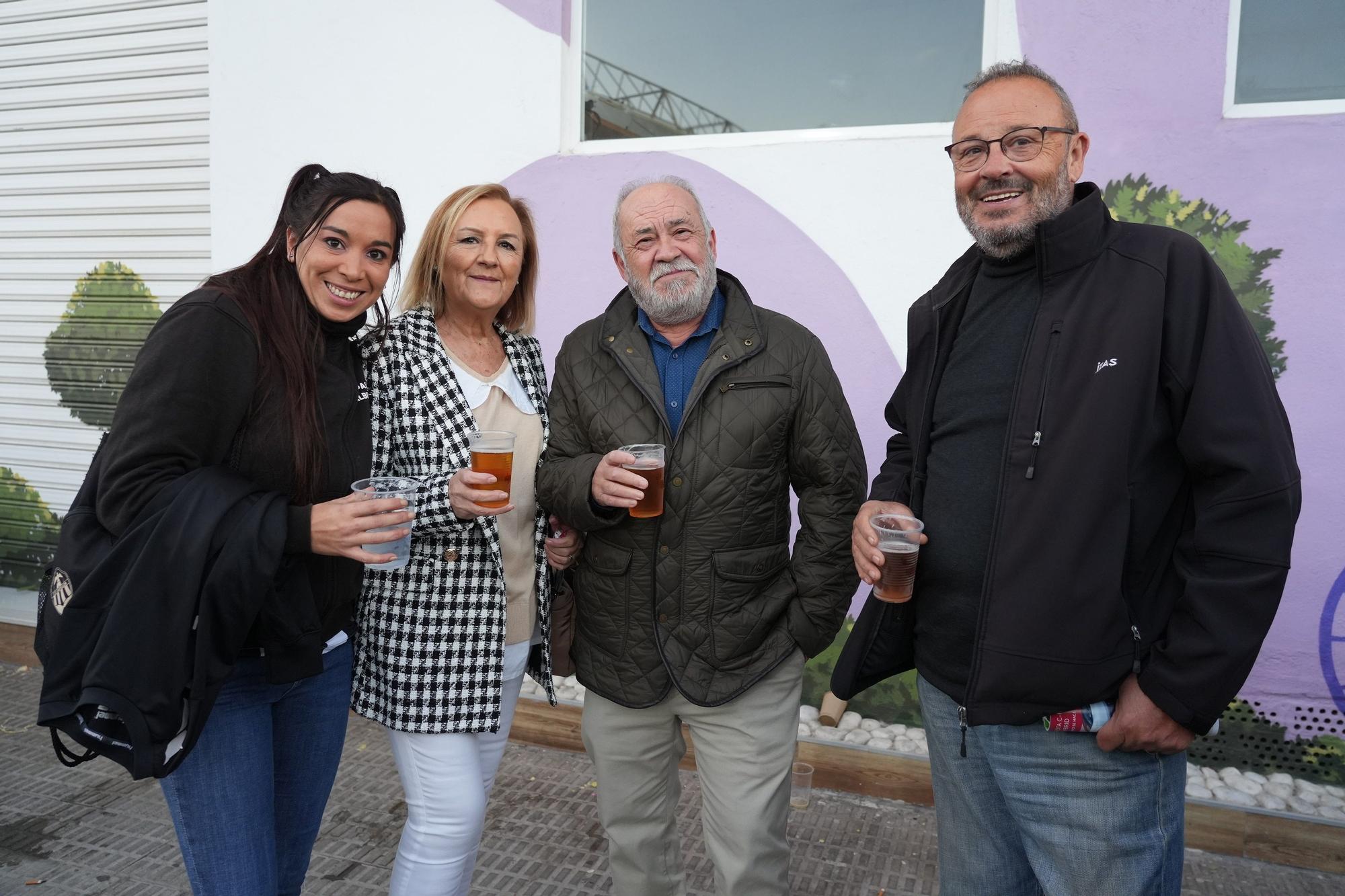 La afición del Castellón antes del partido