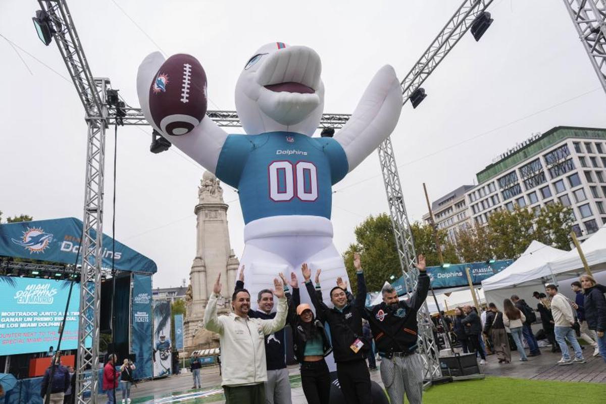 Los Dolphins han montado una Fan Zone espectacular en Madrid