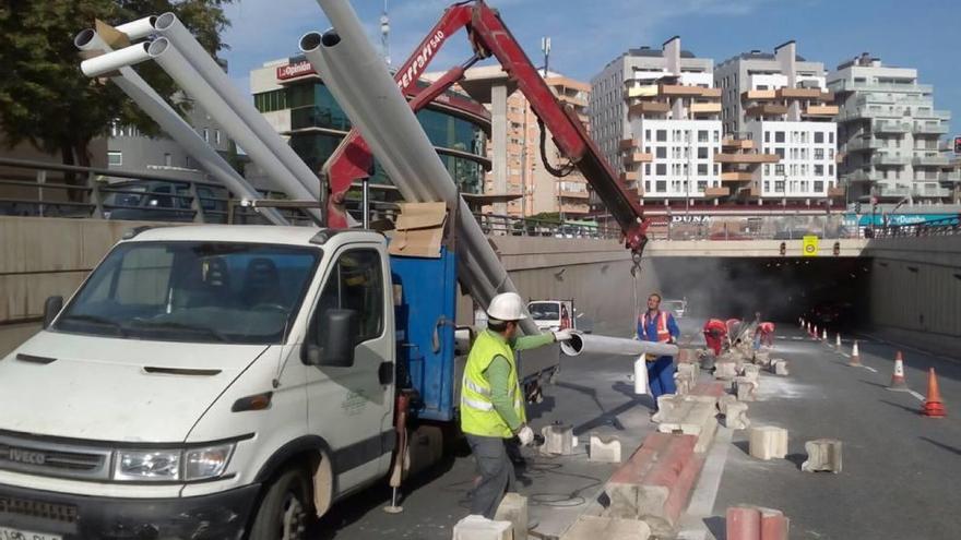 El tráfico del túnel de Ronda Norte recuperará mañana la normalidad