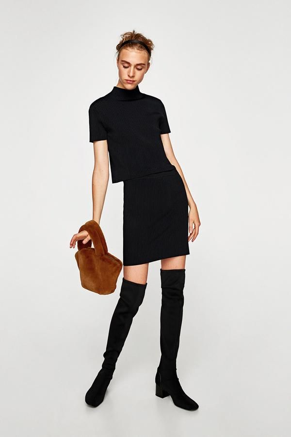 Es temporada de dos piezas en Zara: conjunto de crochet
