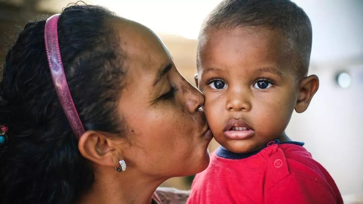 Familia ayudada por Tierra de Hombres.