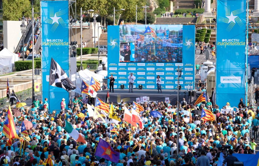 Manifestació de la Diada a Barcelona 2019