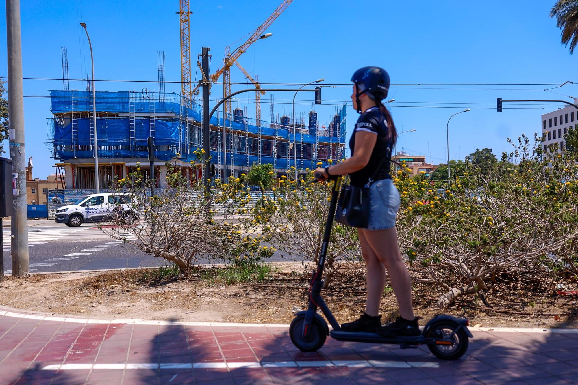 Así van las obras de la residencia de estudiantes en Tarongers