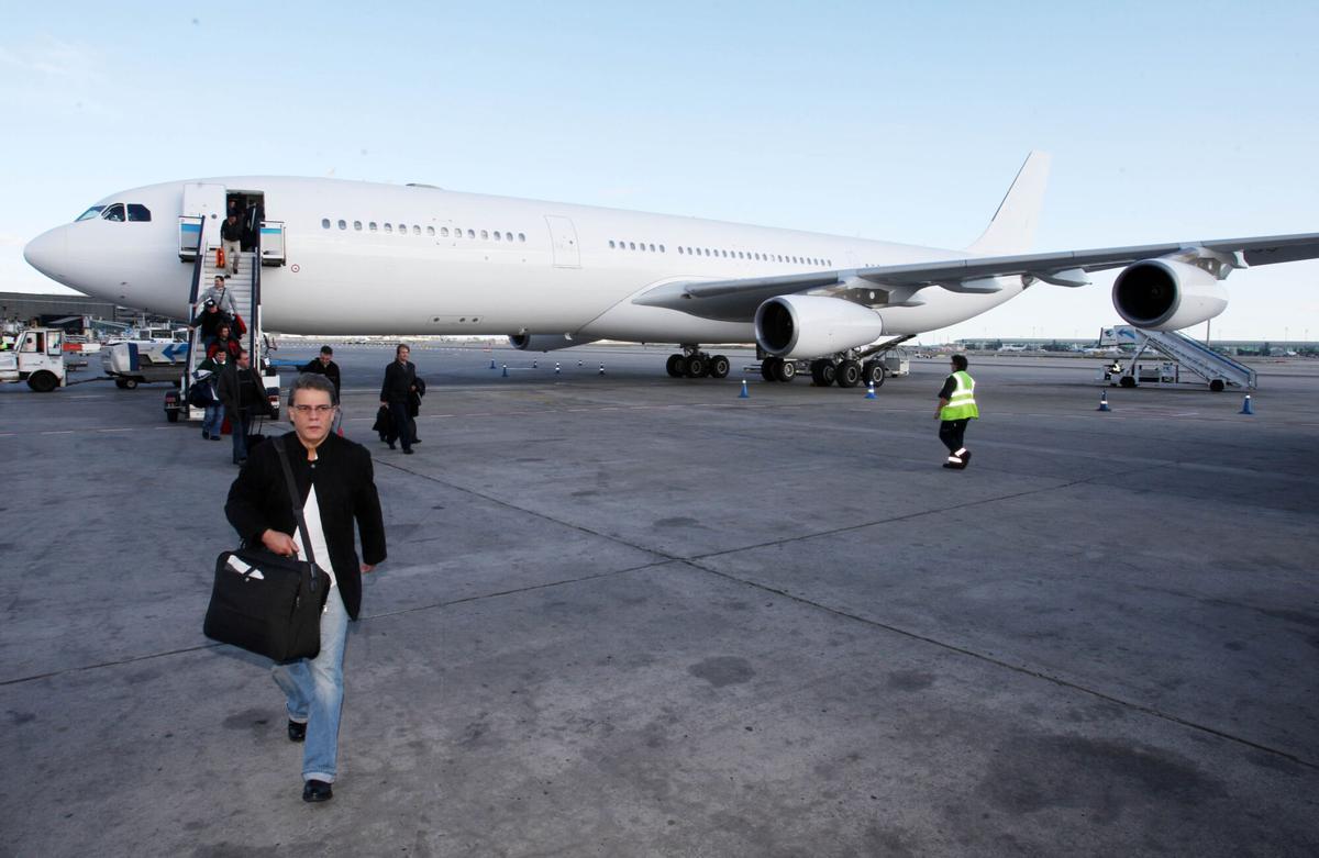 Puyal, en el aeropuerto de El Prat