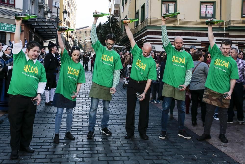 Oviedo apoya desde Gascona la candidatura sidrera ante la UNESCO