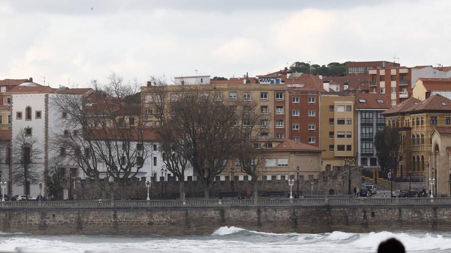 "Riada" en la cuesta de Correos de Gijón