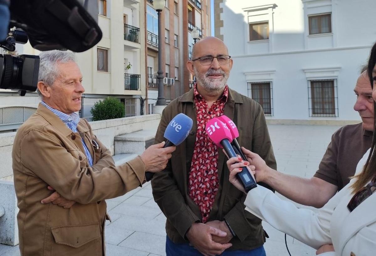 El diputado de Unidas José Antonio González, este jueves, en Mérida.