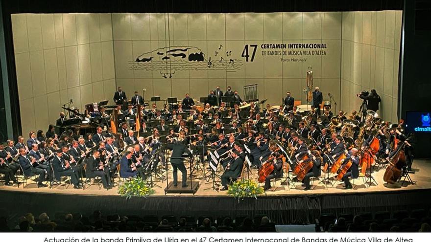 Actuacion Banda Primitiva de Lliria en el 47 Certamen de Bandas de Musica Villa de Altea