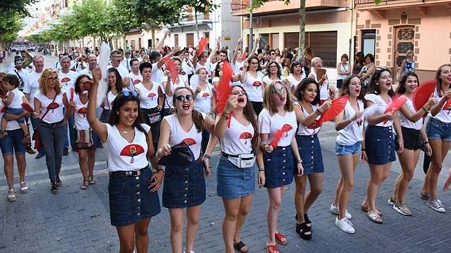 La procesión de Sant Sebastià que se llevó a cabo en las fiestas del año pasado