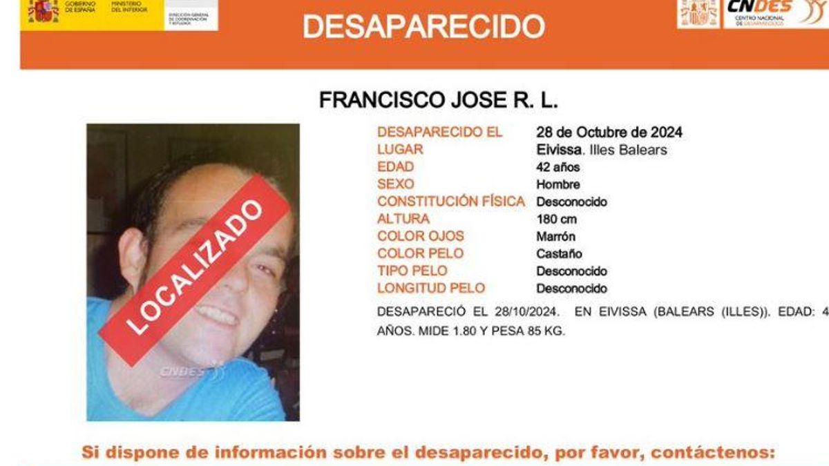 El hombre ya ha sido localizado