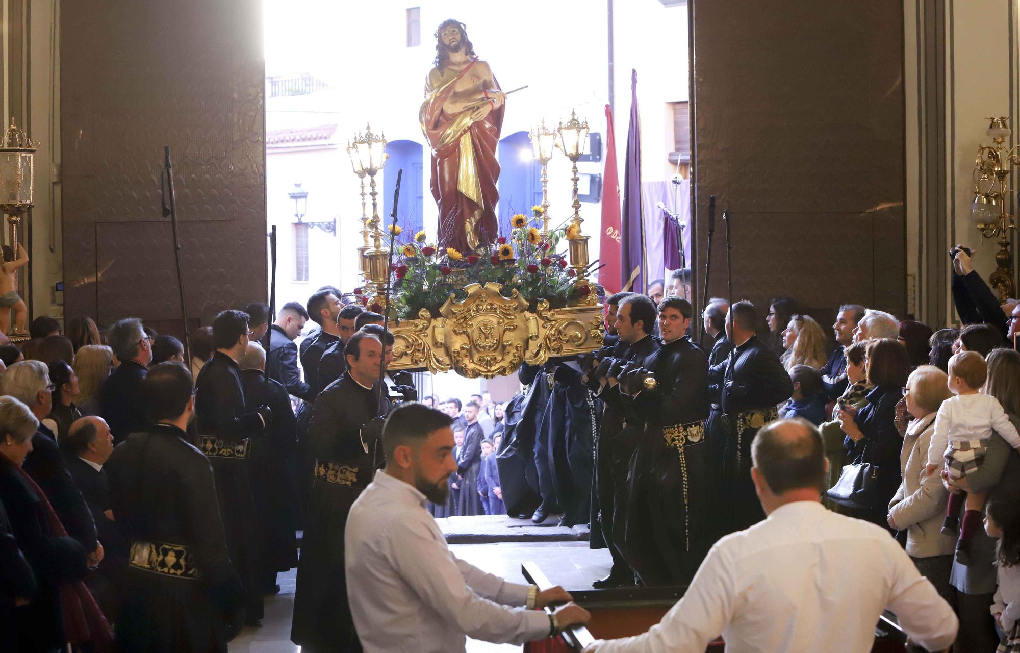 Así fue la última imposición de medallas, en la Semana Santa de Sagunt.