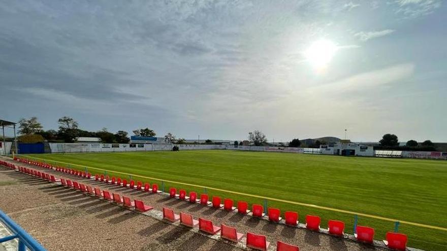 Campo de fútbol en el que tendrá lugar el I Torneo Miguel Conte en Robres