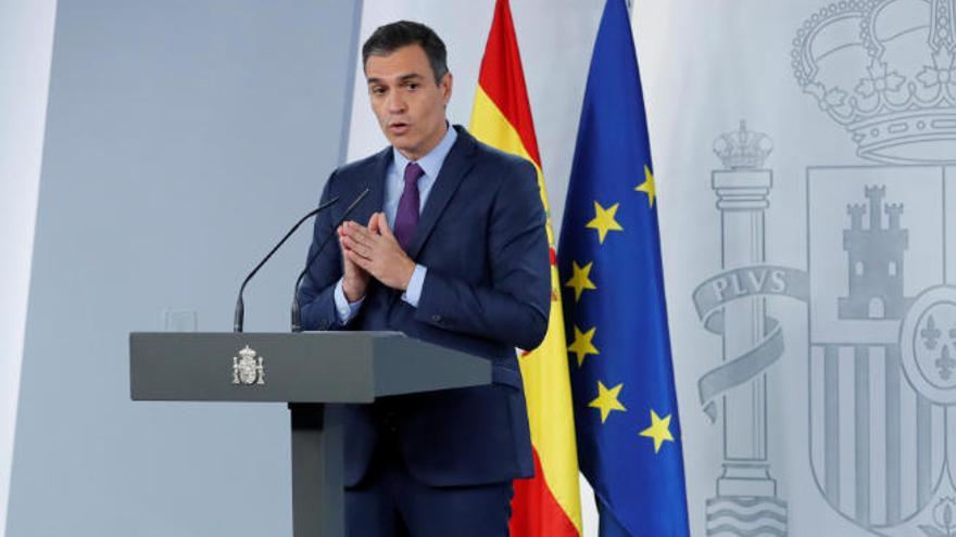 Pedro Sánchez, ayer .