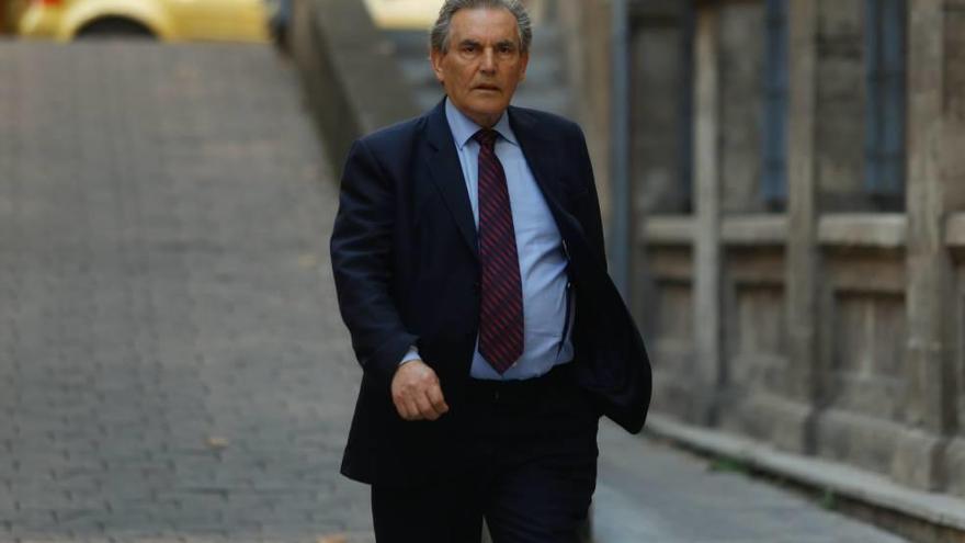 El constructor Antonio Pinal, cuando fue citado a declarar como imputado por estos supuestos pagos en 2015.