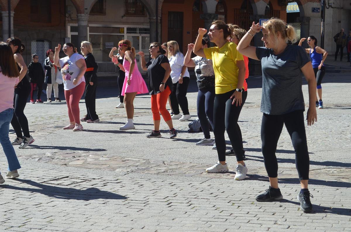 Así de bien lo pasan en Benavente en clase de zumba