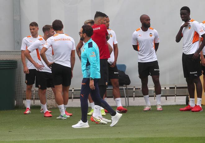 Entrenamiento del Valencia CF hoy