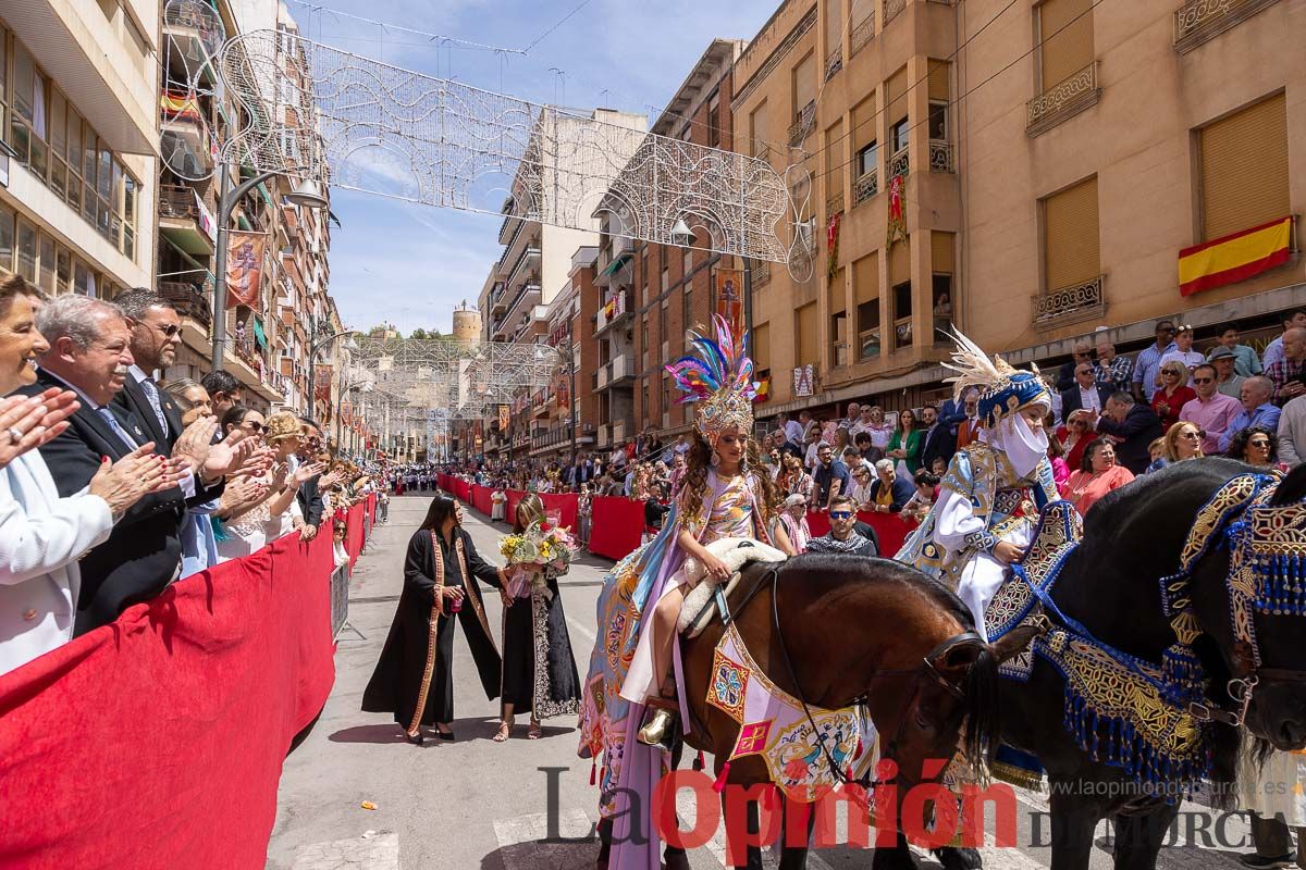 Desfile infantil del Bando Moro en las Fiestas de Caravaca