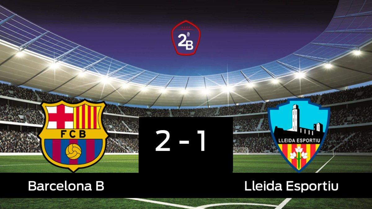 El Barcelona B ganó en casa al Lleida Esportiu