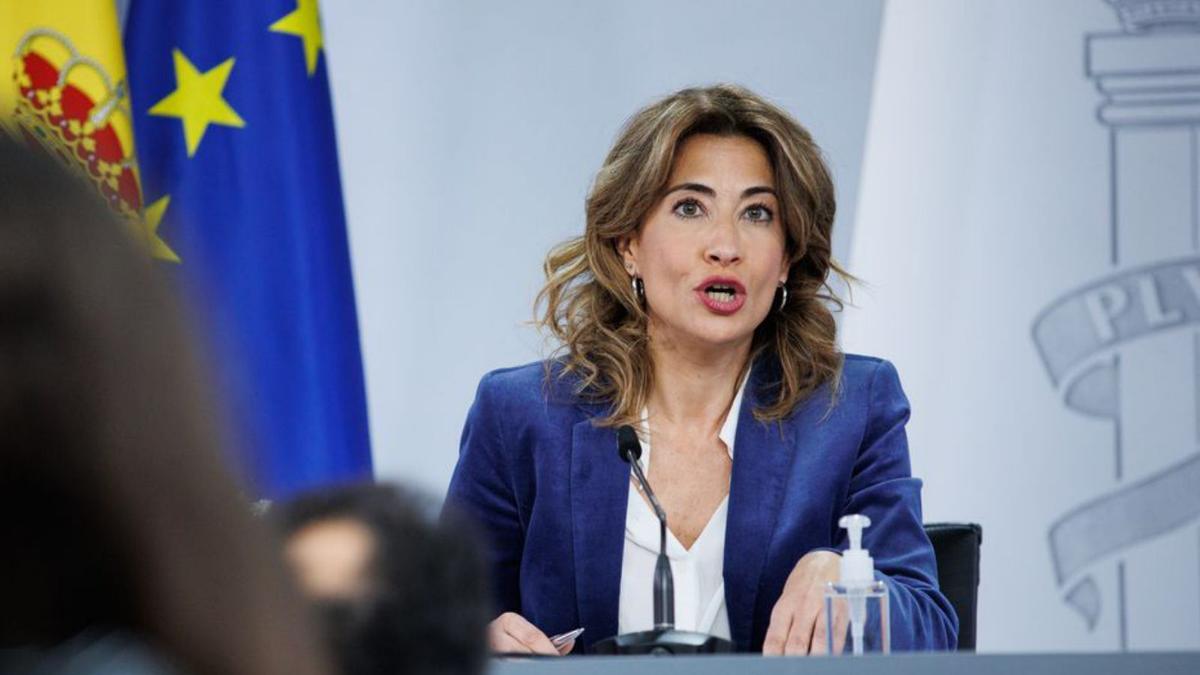 Raquel Sánchez, ministra de Transports i Mobilitat  | A.MARTÍNEZ/POOL/EP