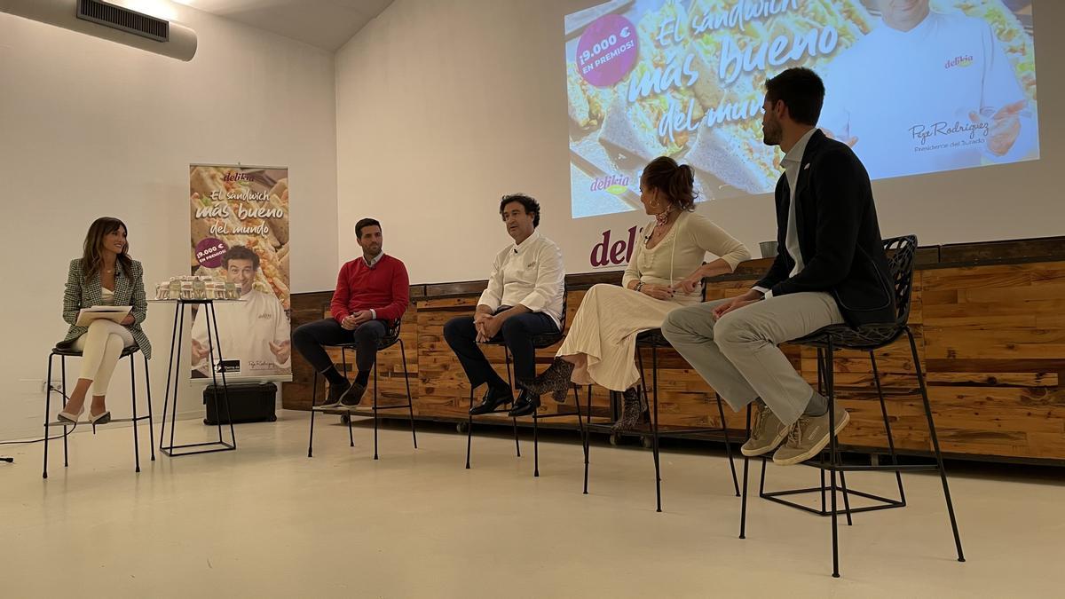 Un momento durante la presentación del concurso &quot;El sándwich más bueno del mundo&quot;