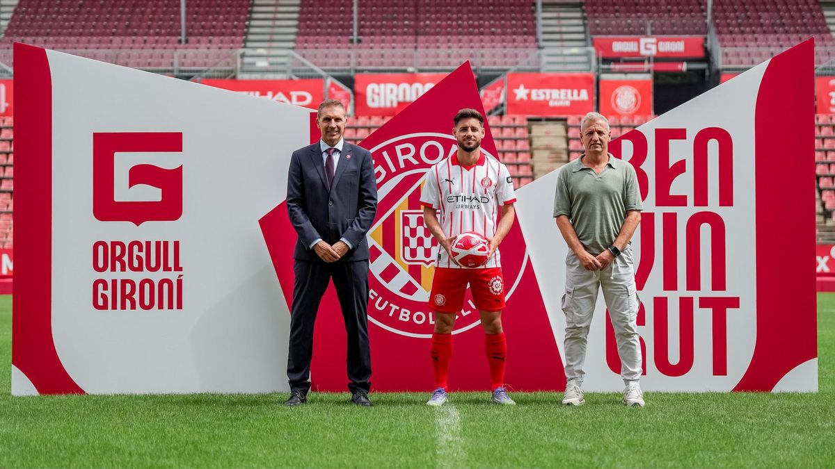 Àlex Moreno, en su presentación con el Girona: "Me he encontrado un vestuario sano y quien no quiera estar que dé un paso al lado"