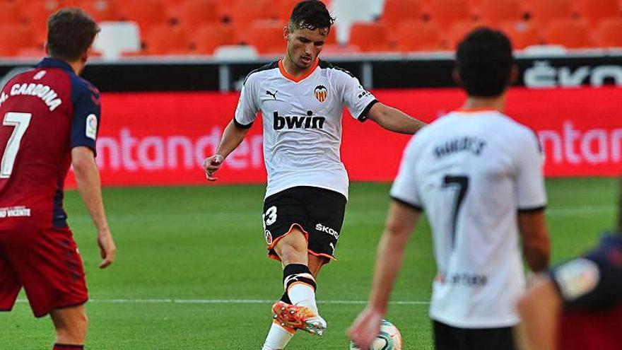 Hugo alcanzó el siete de valoración estadística ante Osasuna.