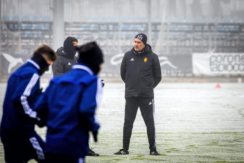 Entrenamiento del 13 de enero del Real Zaragoza