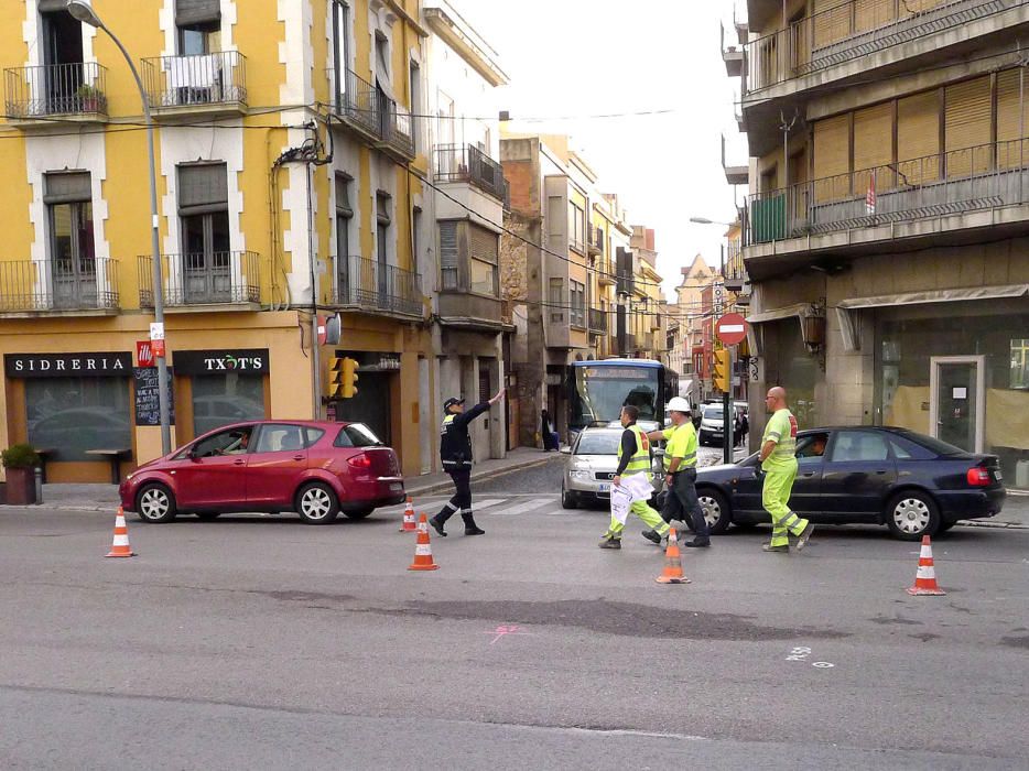 Obres plaça del Sol de Figueres