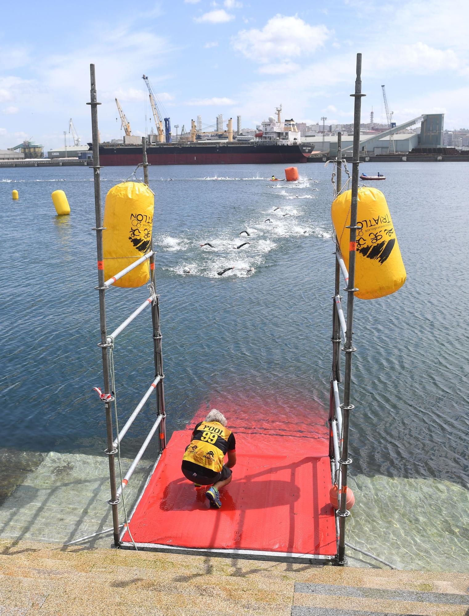 Campeonato de España de clubes de triatlón celebrado en A Coruña