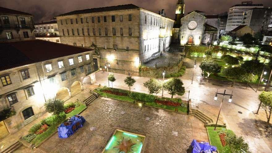 Parte de los hechos se produjeron en el entorno del convento de San Francisco. // Gustavo Santos