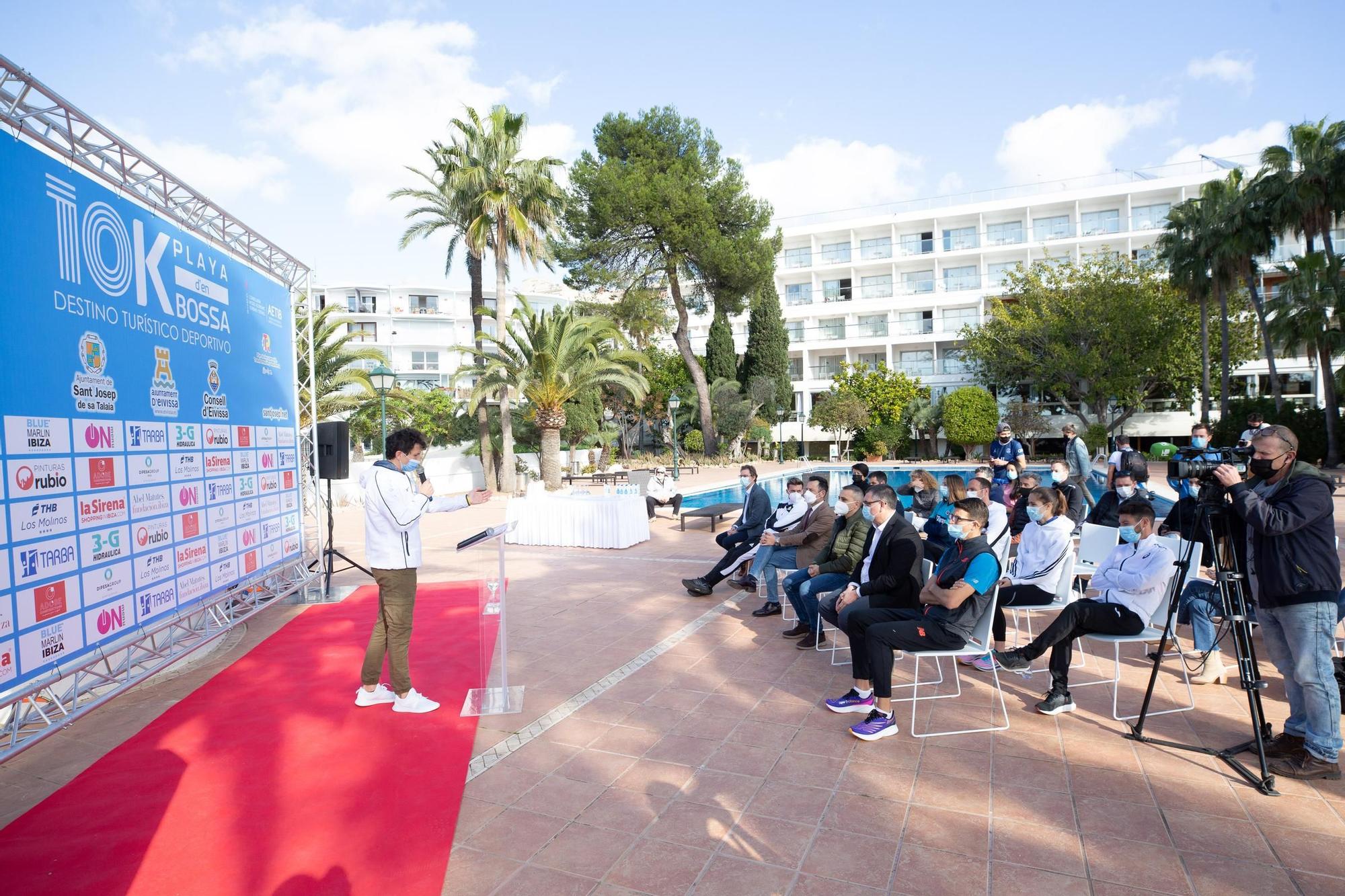 Presentación de la carrera 10k de Platja d'en Bossa.