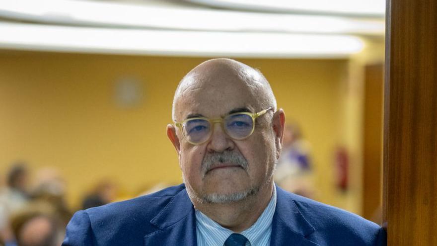 Esteban Beltrán, ayer, en el Centro Fonseca. | Germán Barreiros/R. A.