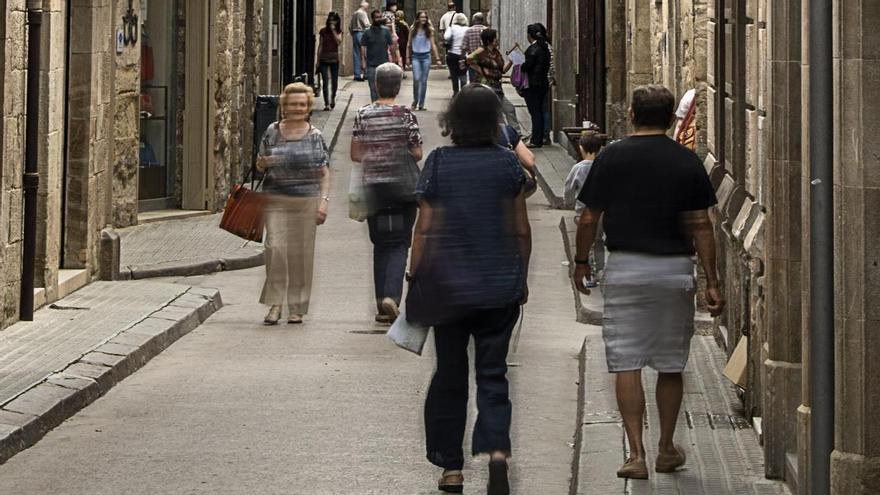 Un carrer del nucli antic de Solsona