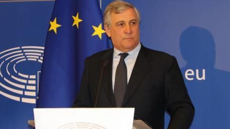 El president del Parlament Europeu, Antonio Tajani