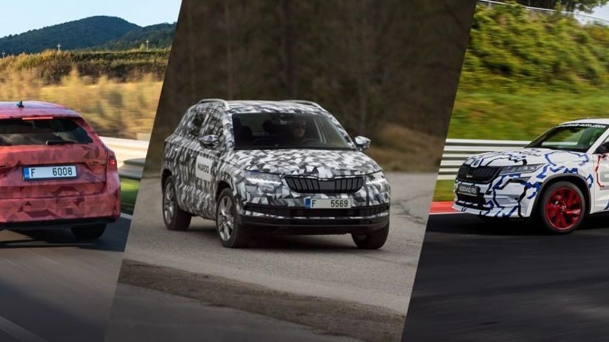 Los modelos camuflados de Skoda son auténticas obras de arte