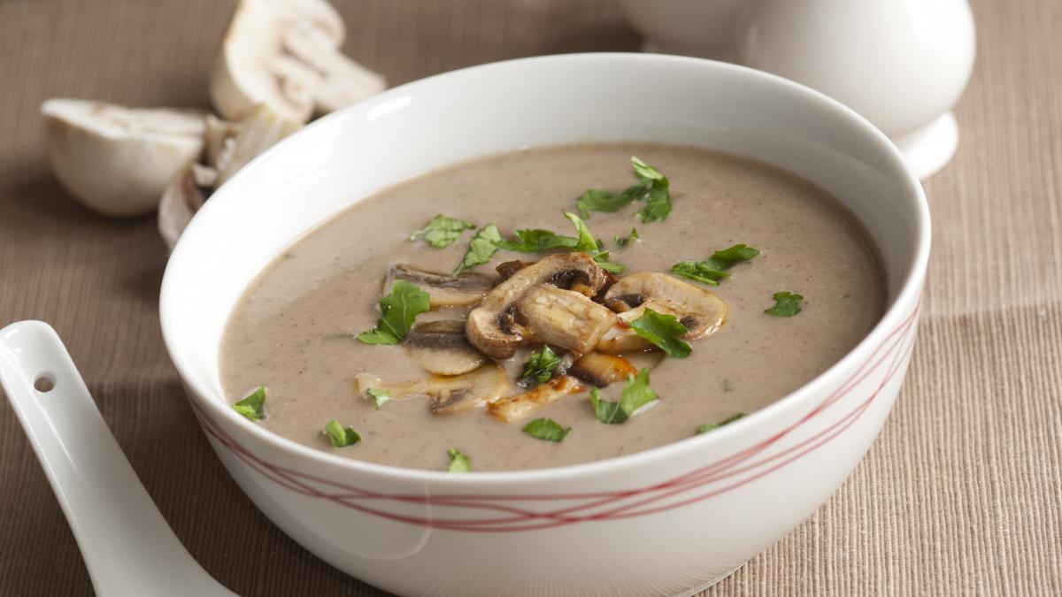 Receta fácil y barata de crema de champiñones