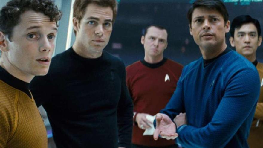 Protagonistas de una de las películas de &#039;Star Trek&#039;.