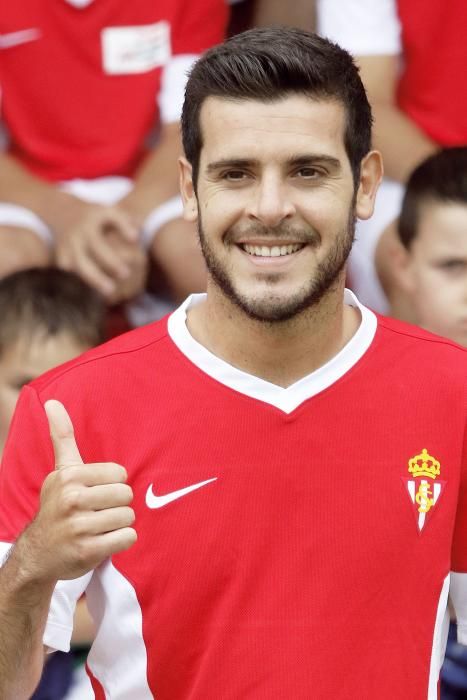 Presentación de Víctor Rodríguez como nuevo jugador del Sporting