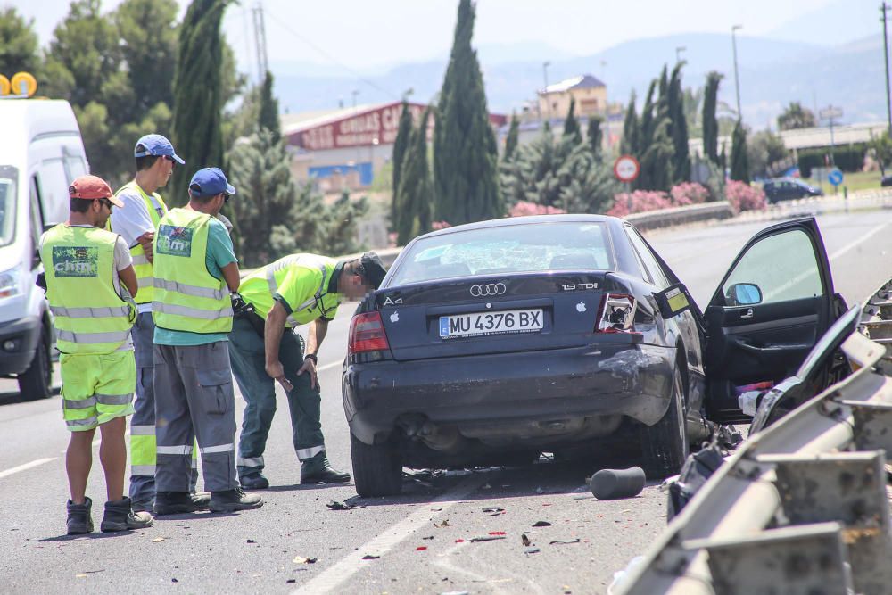 Ocho heridos en un accidente de tráfico en Callosa